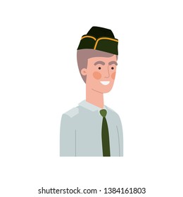 man soldier of war avatar character