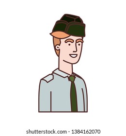 man soldier of war avatar character