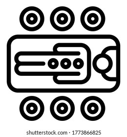 Man with spa stones icon. Outline man with spa stones vector icon for web design isolated on white background