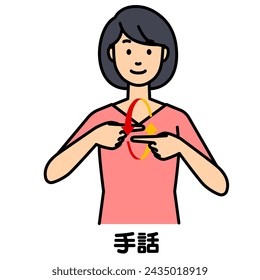 A man speaking "sign language" in sign language
