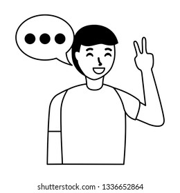 man speech bubble