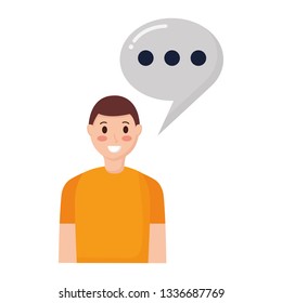 man speech bubble