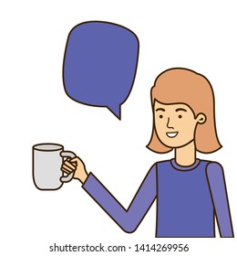 man with speech bubble avatar character