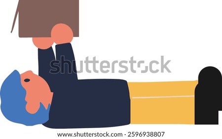 A man spending time reading a book
