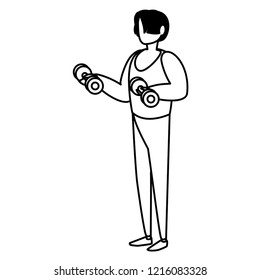 man and sport design