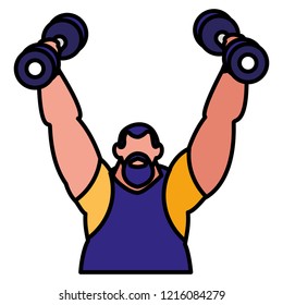 man and sport design