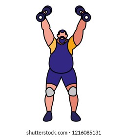 man and sport design