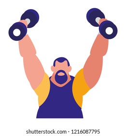 man and sport design