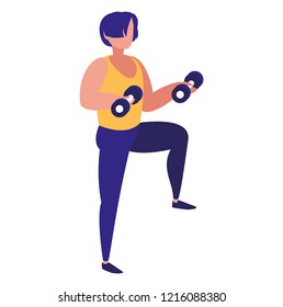 man and sport design