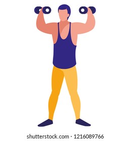 man and sport design