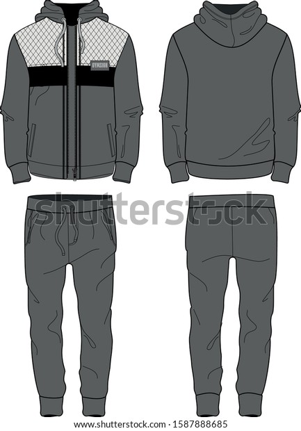 Man Sport Set Wear Design Apparel Stock Vector (Royalty Free ...