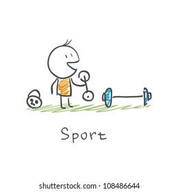 Man in sports