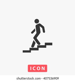 11,358 Walking down stairs icon Images, Stock Photos & Vectors ...
