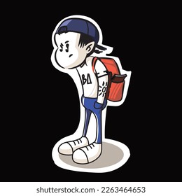 Man Standing with Hands on The Pocket