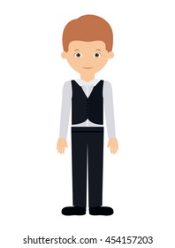 man standing  isolated icon design, vector illustration  graphic 