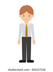 man standing  isolated icon design, vector illustration  graphic 