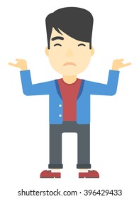 Man standing with open arms.
