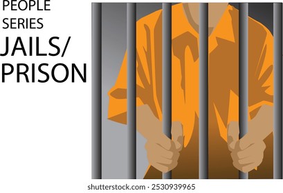 man standing at the prison or jail