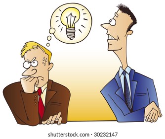 man steal an idea