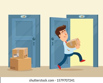 Opening Door For Someone Stock Illustrations Images