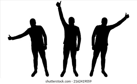 4,175 Man stop hand silhouette Images, Stock Photos & Vectors ...