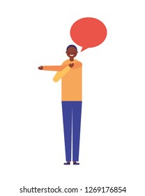 man stretching activity speech bubble