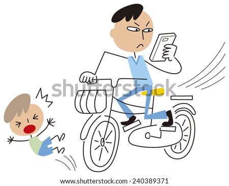Man striking the child