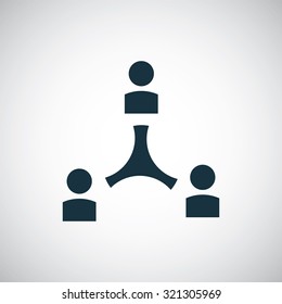 man structure icon, on white background
