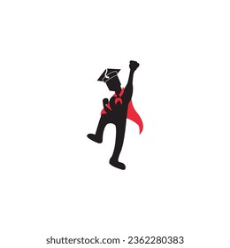 man success logo vector image