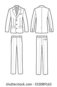 traje de hombre