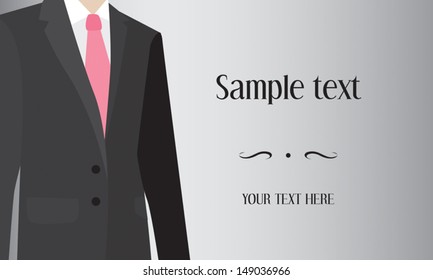 man in suit, business background