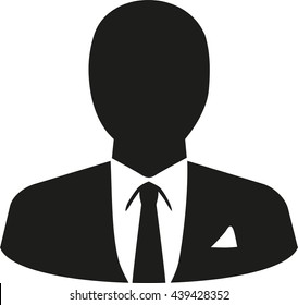 Man with suit icon