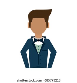 man in suit icon image 