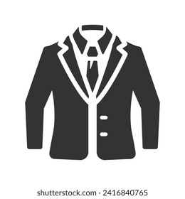 Man Suit Icon, Vector Graphics