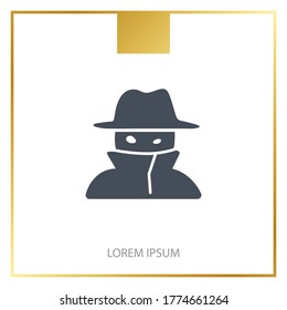 Man in suit icon. Vector illustration EPS 10.