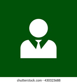 man in suit icon. man in suit vector illustration