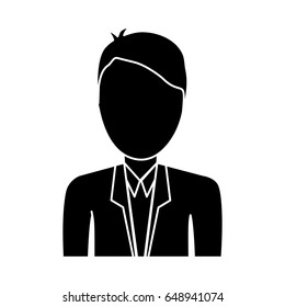 man with suit and tie icon