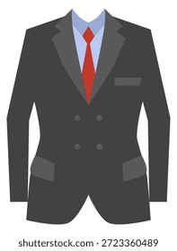 Um homem de terno e gravata é mostrado em um esquema de cores preto e cinza
