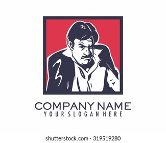man in suit vector cartoon character