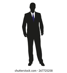 Man Suit Vector Illustration Stock Vector (Royalty Free) 267725258 ...