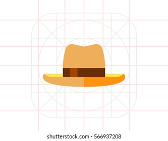 Man Summer Hat Icon