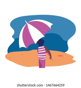 man summer time vacations design