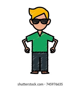Man with sunglasses