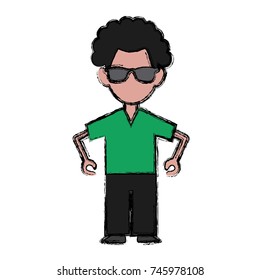 Man with sunglasses