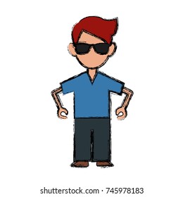 Man with sunglasses