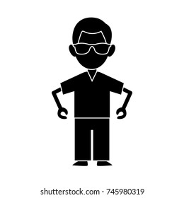 Man with sunglasses