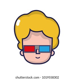 man with sunglasses and dollar symbol inside chat bubble