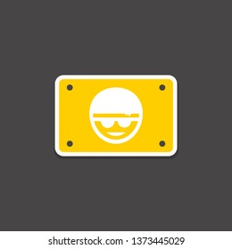 man with sunglasses icon
