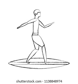 man in surfboard avatar character