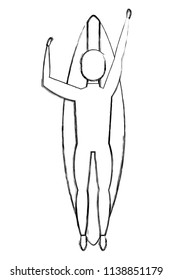 man in surfboard avatar character